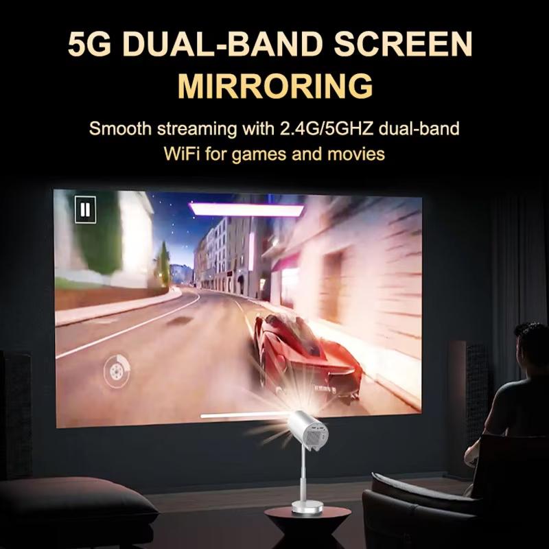 Ts3 Mini Native 1080p Hd 4k Video Projector Android Wifi Bluetooth 3d Surround Sound Portable Outdoor Office Home Theater