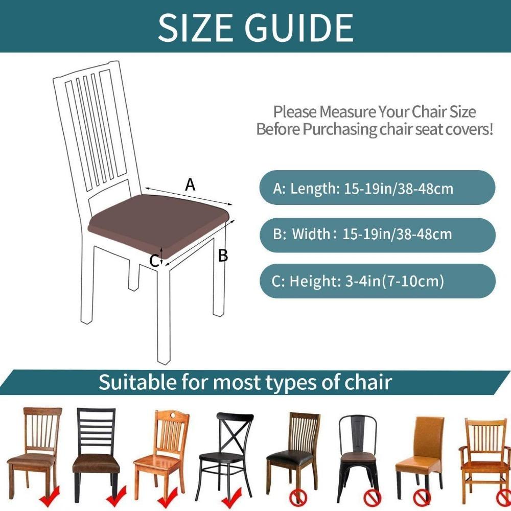 Universal Chair Cover Stretchable Thickened Seat Cushion Cover for Home Dining Room All Seasons