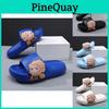 Cartoon Style Black Myth Wukong Kids Slide Sandals For Boys Summer Soft And Comfortable