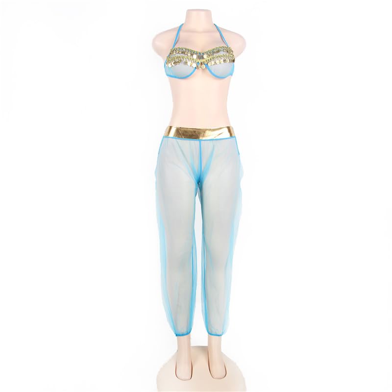 Babydoll Belly Dance Dancer Arabian Nights Sexy Cosplay Costume Sexy Cosplay [kitamurasyokai] Women's