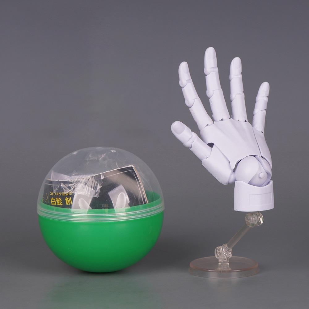 1:2 Scale Human Hand Model Mini Size Twisted Egg Design Palm Model Movable Joints With Posable Fingers Movable Finger Joints