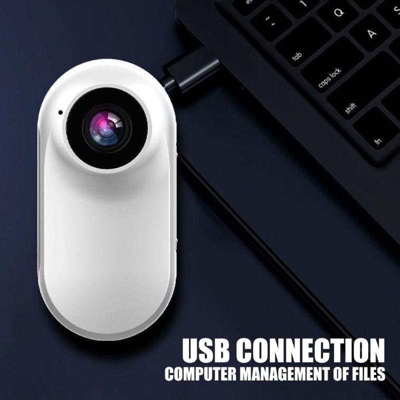 1080P Portable Mini Digital Camera Lightweight Video Recorder 1080P Resolution Wearable Camera for Student Traveler