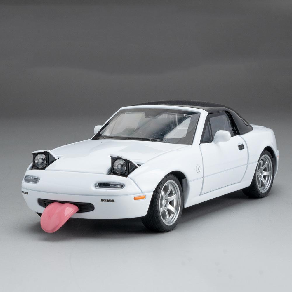 1:Měřítko 32 MX5 RX7 Model Hračka Auto Kovový Odlitek Otevírací Dveře Stahovací Simulace Superauta Modely Dětské Dárky Sběratelské