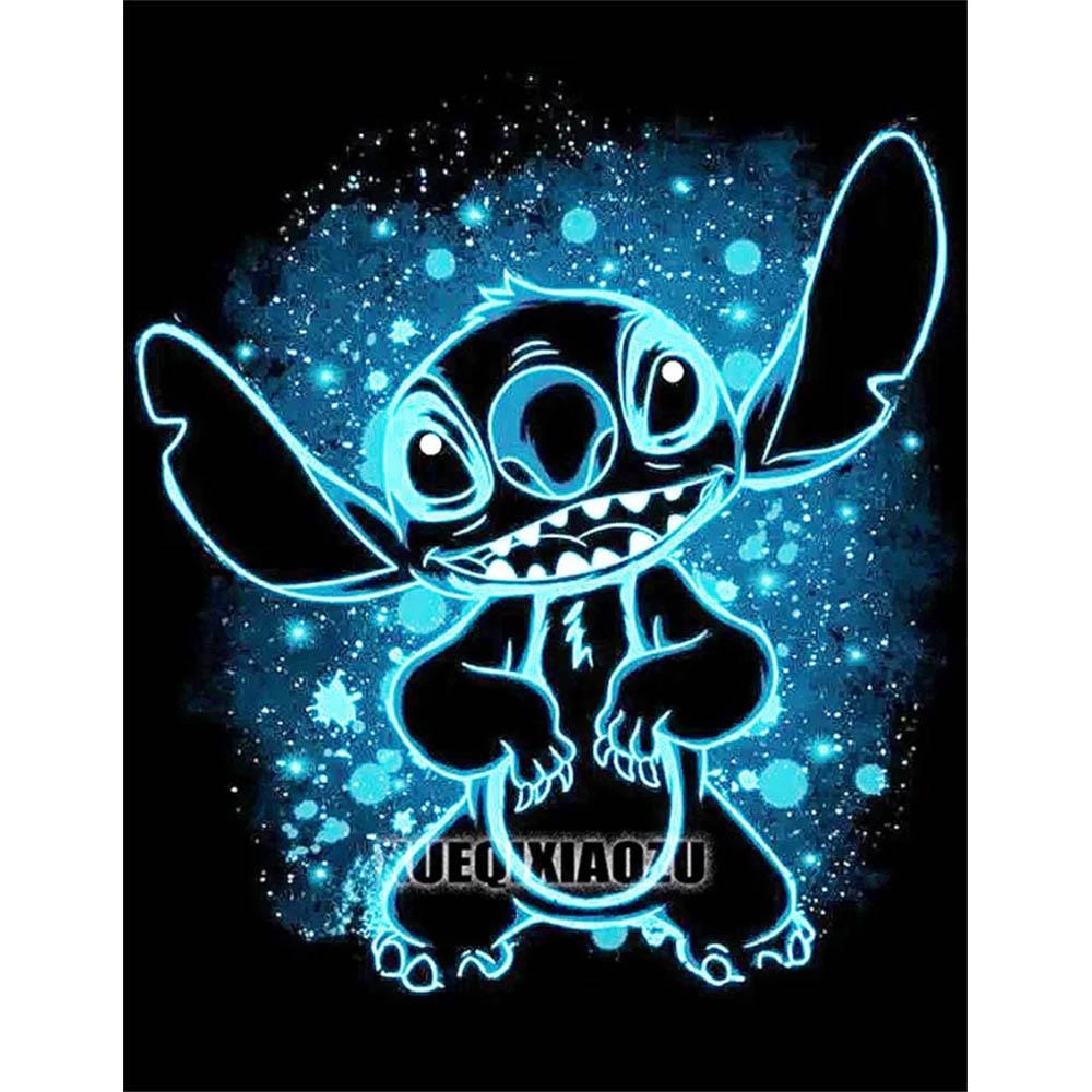 Stitch Diamond Painting Disney Prinzessin 5D DIY Vollrund_Quadrat Mosaik Stickerei Kinderzimmer Dekoration Handgemachtes Geschenk