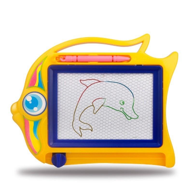 1PCS NEW Children Writing Doodle Stencil Painting Magnetic Drawing Board Set Learning & Education Toy