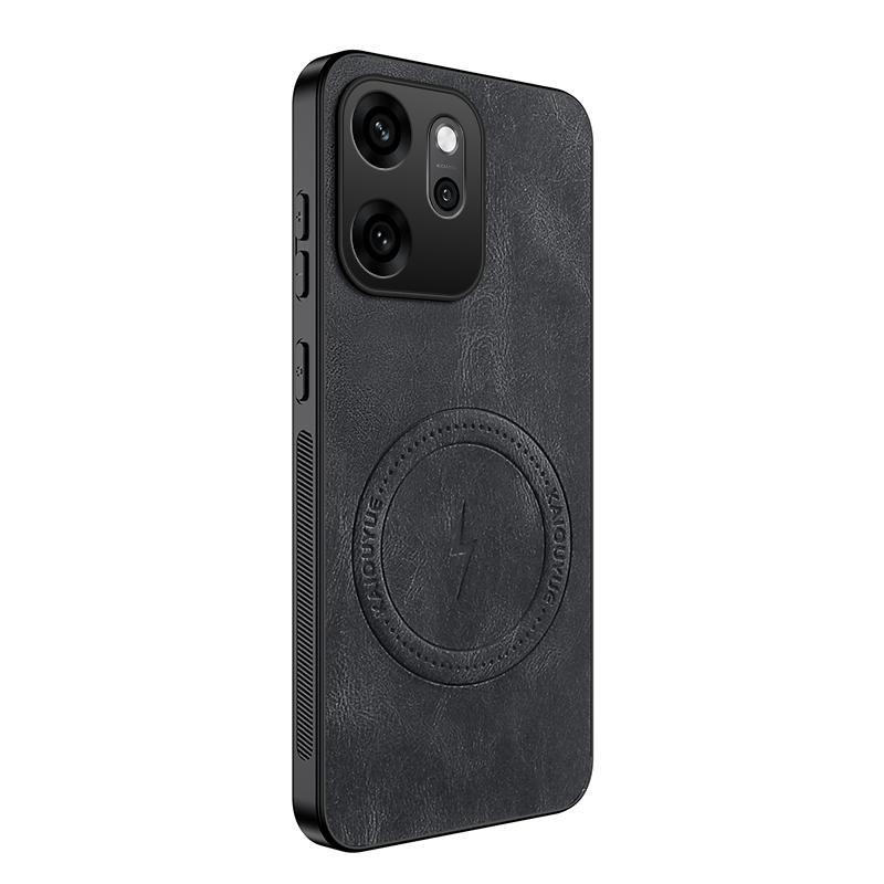 For OPPO Reno 14 Luxury Magnetic Wireless Charge Case For OPPO Reno 14 Pro Shockproof Matte Leather Back Cover Reno 14 F Shell