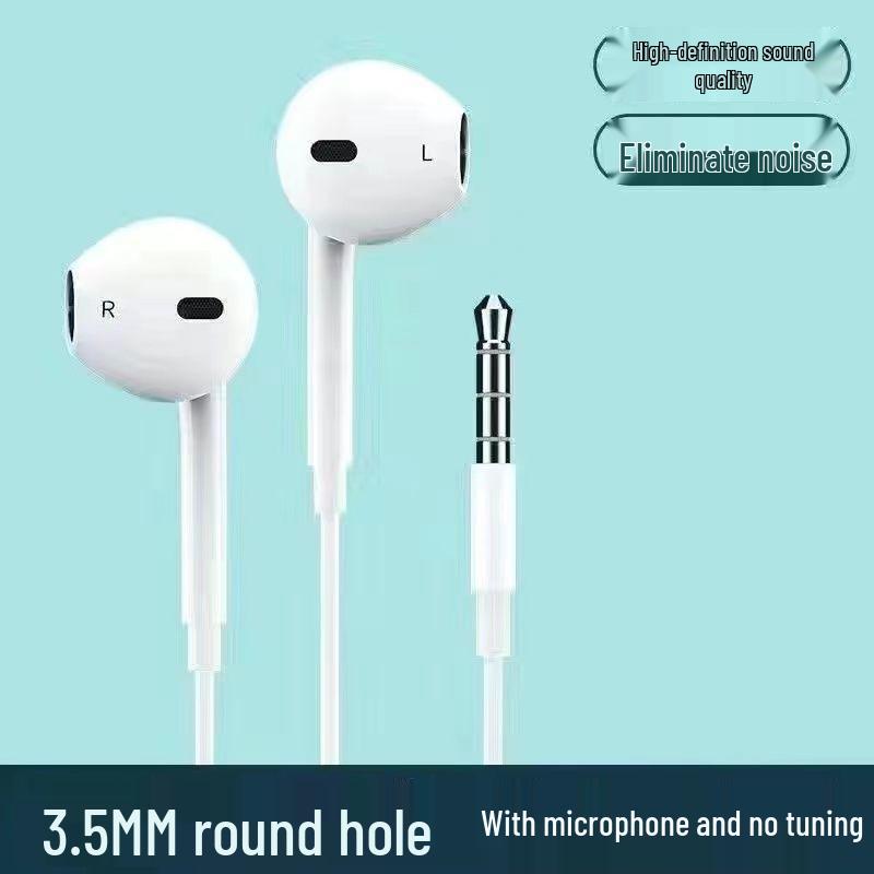 

Wired Half-In-Ear 3.5mm & Type-C Earphones for Huawei, Apple, Oppo, Vivo