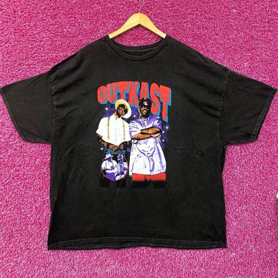 Outkast Stankonia Hip-Hop Graphic Design T-shirt 100% Cotone Magliette Uomo Top