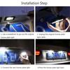 2X LED Car License Plate Light Bulbs External Lamp Accessories For Mercedes Benz W204 S204 W212 S212 C207 A207 W221 C E S Class