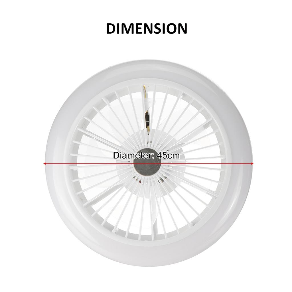 Adjust Speed WiFi Modern Smart Ceiling Fan Lamp Mute Remote APP Control Bluetooth Ceiling Fan Light