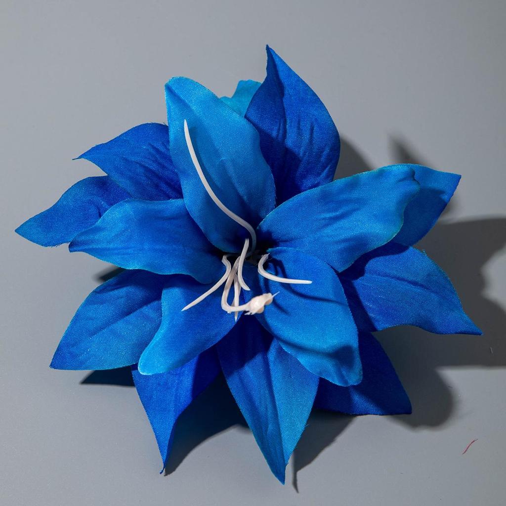 Sommer Neu Simulation Polyester 3D Lilienblume Haarspange Damen Accessoires Blickfang Reise Essentielle Accessoires