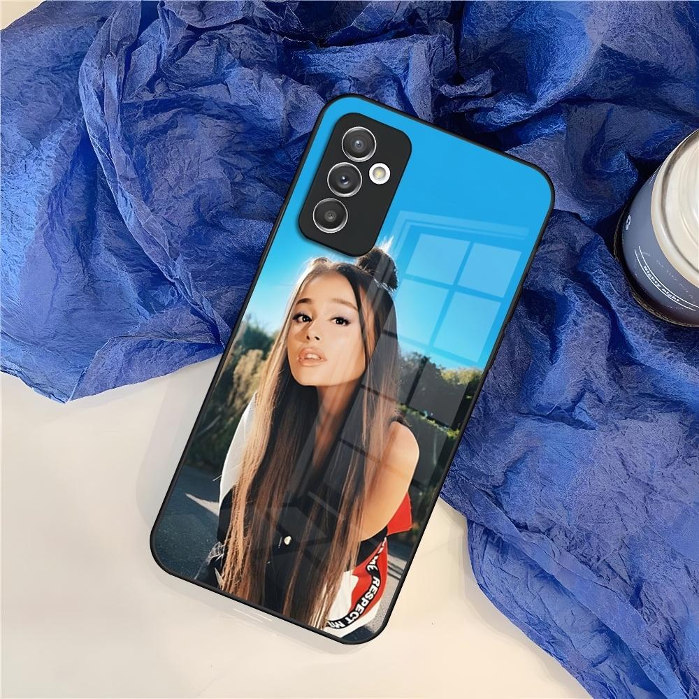 A-Ariana G-Grandes Handyhülle für Samsung Galaxy S25 S24 S30 S21 S23 S20 S22 Fe Note 20 Pro Ultra Plus Glas Hülle