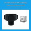 Cross-Border Hot-Selling Plastic Drum Valve Conversion Joint: 60 Fine Thread to Hose Thread Adapter