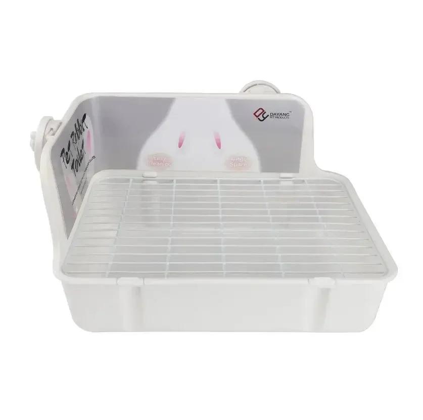 

Угловые лотки для туалета для домашних животных Хомяк Кошка Кролик Туалет Для помещения Чистый Туалет для морской свинки Маленький Тренировочный Дефекация Туалет для мелких животных белый