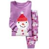 Christmas Children Autumn Pajamas Set Multiple Patterns Cotton Blend Clothing