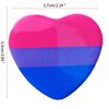 Tinplate Couples Lapel Pin Colorful Heart Shaped Punk Romantic Goth Halloween Enamel Badges Brooches Pins for Backpacks