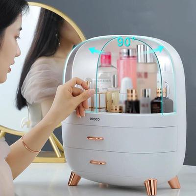 Módna akrylová kozmetická krabička Priehľadný make-up Zásuvka na šperky Domáce úložné krabičky Multifunkčný cestovný organizér na kozmetiku