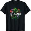 Flowers of Ireland - Vintage Style Minimalist Boho T-Shirt