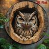 Vintage Owl Metal Wall Art Rustic Home Decor Kitchen Living Room