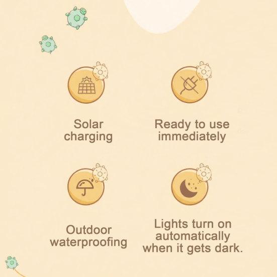Yousheng Solar Turtle Statue Light, Garden Resin Turtle Succulents Sculpture Solar Light, Outdoor Waterproof Solar Yard Light for Patio Lawn
