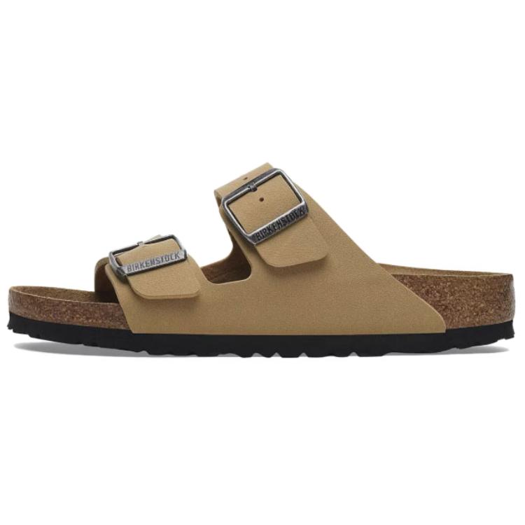 Шлепанцы Birkenstock Arizona из износостойкого материала, унисекс, желто-коричневые, узкие 1029151 36