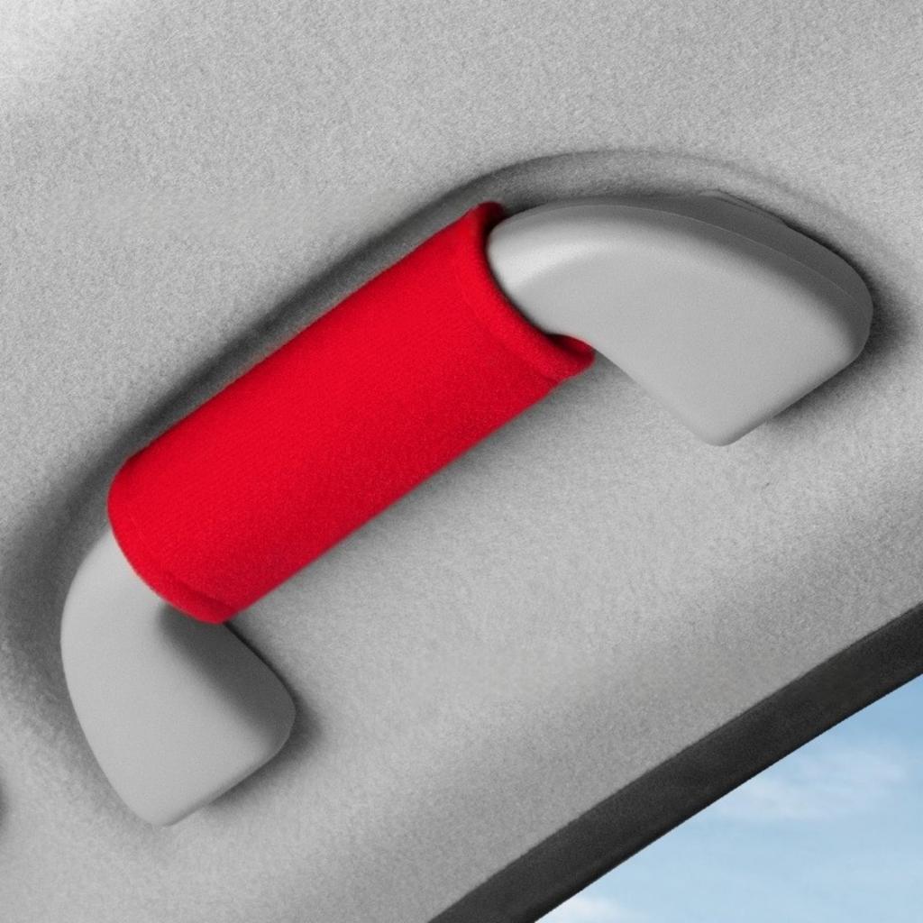 Soft Handle Bar Glove Cover Anti Slip Soft Suede Plush Pull Handle Cover Pad Sleeve Car Roof Door Handle Protector Ornaments