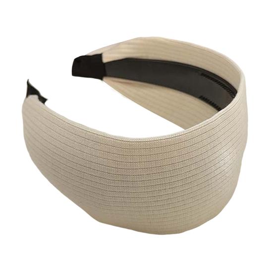 Women Retro Headband Elastic Design Wide Hair Hoop Adjustable Fit Lightweight Comfortable Hair Accessory