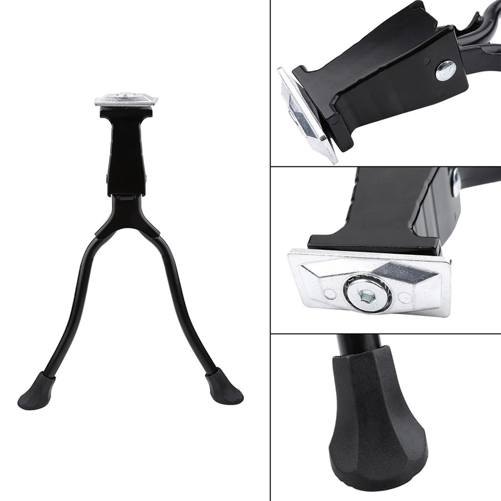 Support Stand Bike Double Legs Rack Prcatical Mountain Bike Foot Stand Mount Road  Double Legs Parking Rack