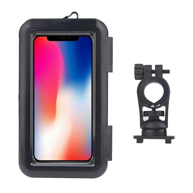 Upgrade Waterproof Bicycle Phone Bag Case Cover Motorcycle Bike Handlebar Cell Phone Mount for iPhone 15 16 17 Samsung Xiaomi