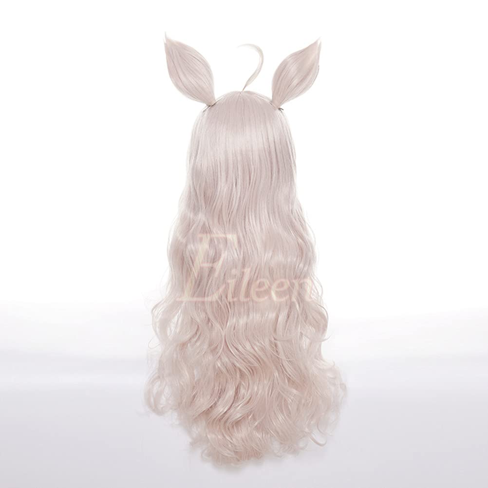 Eileen Uma Musume Cosplay Biwa Perfect for and School Includes Ear Wig, Heat-Resistant, Hayahide, Halloween, Christmas, Festivals. Net.