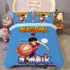 Anime SLAM DUNK duvet covers young boys Beding Sets 3D Printed duvet cover pilowcases Rom Decor Home Soft Nice