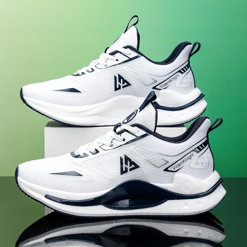 Men's Running Shoes Breathable Man Sports Sneakers Lace Up Comfort Casual Walking Shoes Athletic Training Footwear