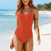 Beach Swimming Fashion Sexy Solid Color  Swimsuit