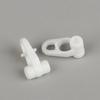 50pcs Of Lightweight Curtain Rail Sliding Wheel Hook Type Universal Straight Rail Curved Rail Slider Curtain Hook Ring