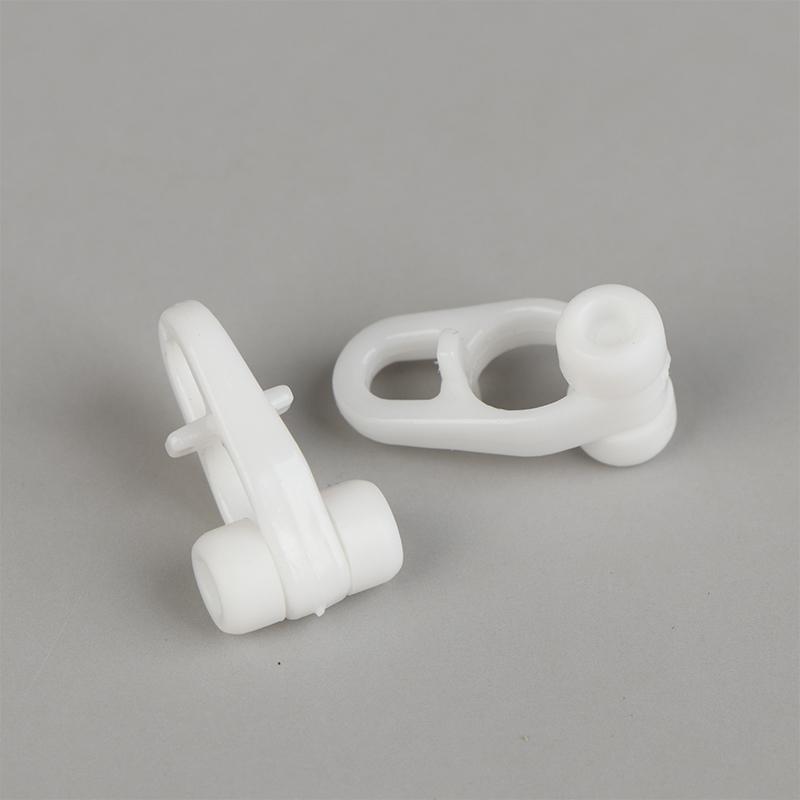 50pcs Of Lightweight Curtain Rail Sliding Wheel Hook Type Universal Straight Rail Curved Rail Slider Curtain Hook Ring