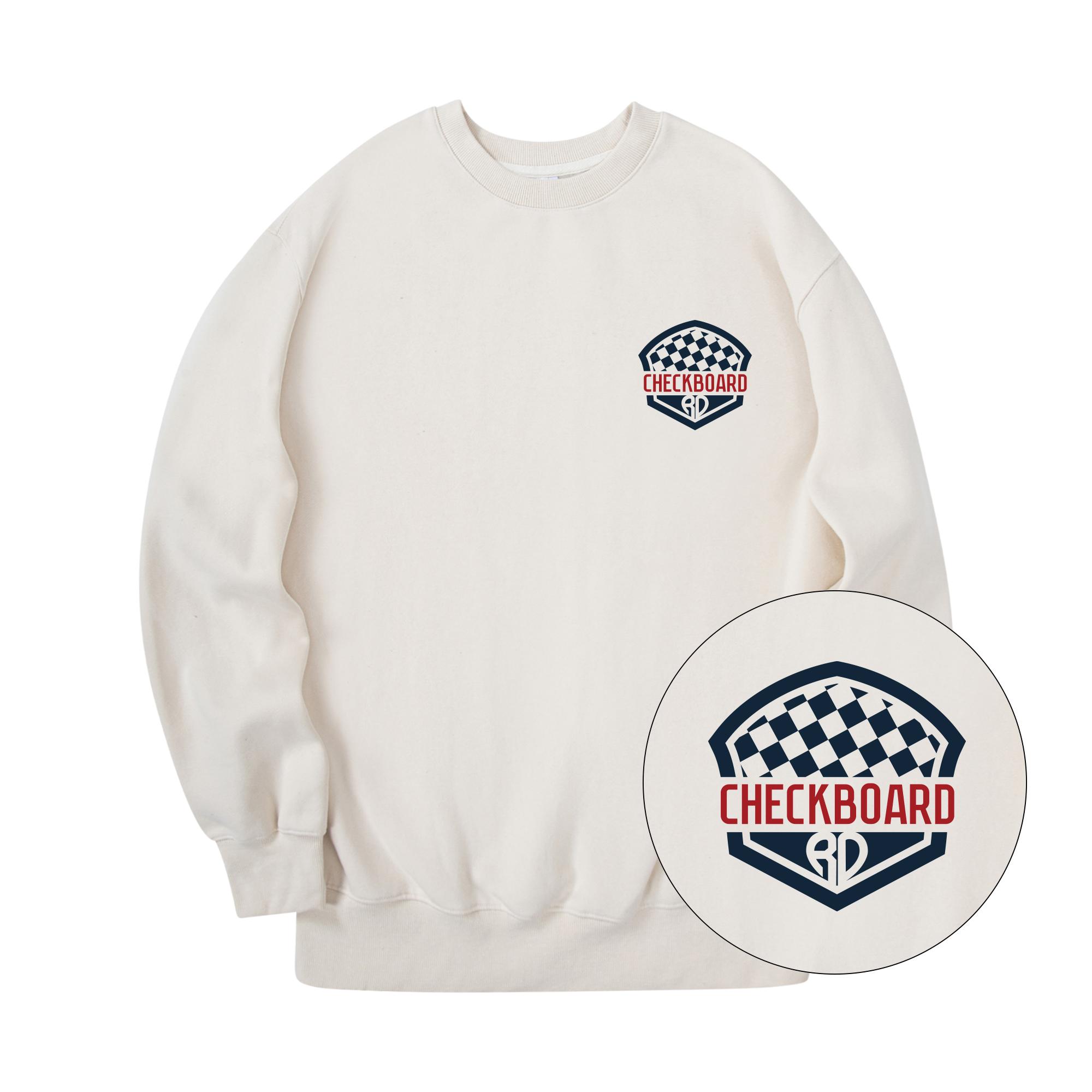 Radineo Checkerboard Sweatshirt Cream L