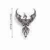 Metal Phoenix Design Hanging Wall Decor – Stylish Art for Indoor Living Room & Office, Elegant Metal Wall Hanging for Home Decor
