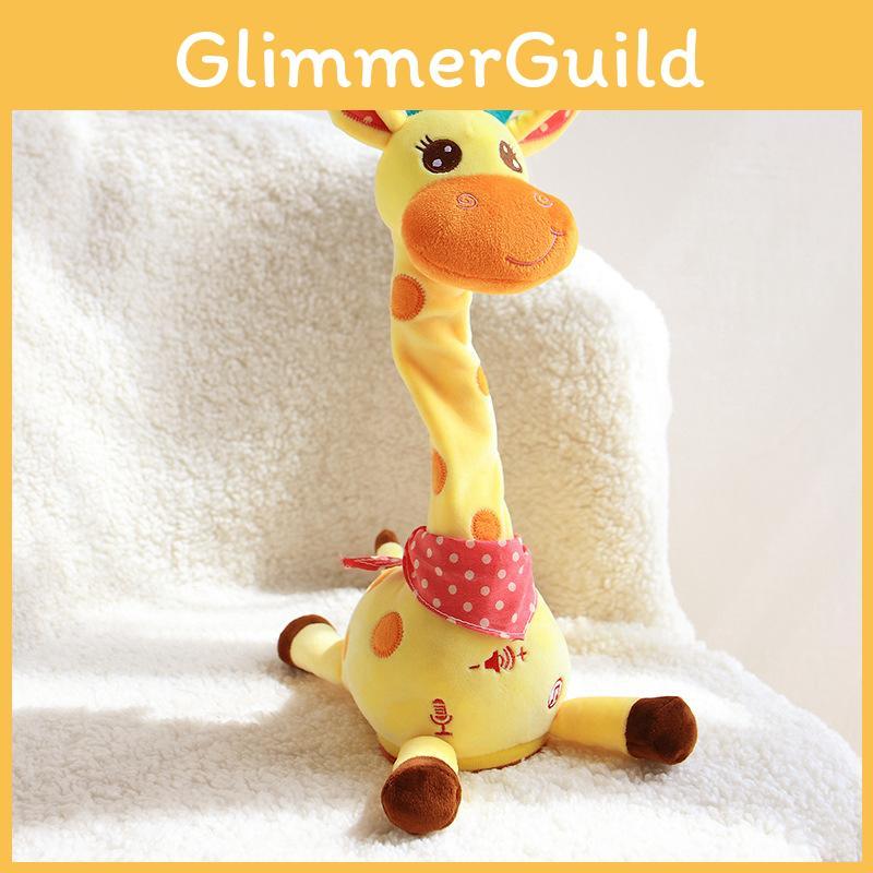 Singing Giraffe Plush Toy With Talking Motion For Kids Gift