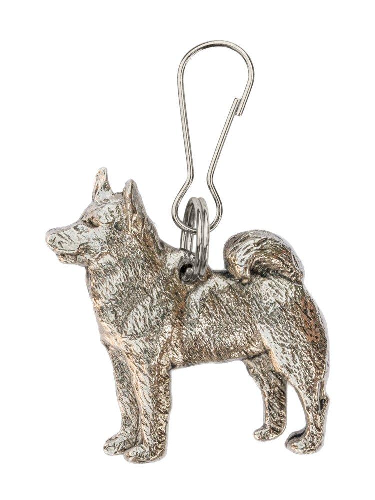 

Норвежский элкхаунд Сделано в Англии Коллекция Art Dog Zip Pull