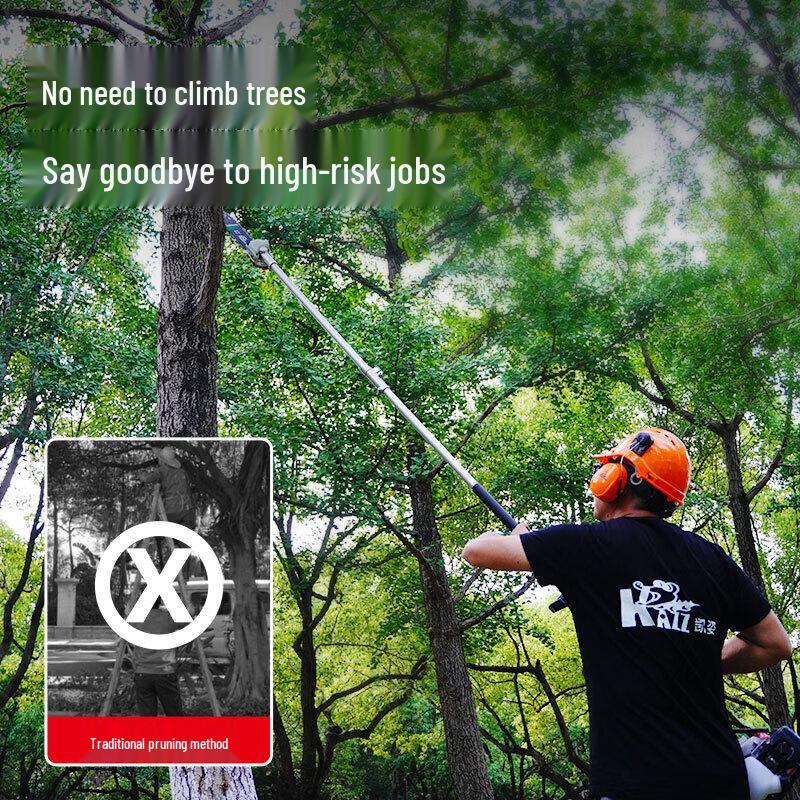 KAZZ Gasoline Long Reach Pruning Saw CN Plug (adapter Included)