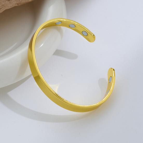Bracelet Flexible Open Design Fits Any Finger Magnetic Loop with 6 Neodymium Magnets Hand Shape Adjustable Ring