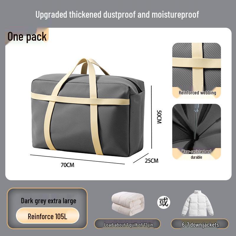 Large Capacity Storage Bags: Canvas, Non-woven Fabric for Packing Clothes & Quilts