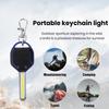 Yousheng Mini LED Keychain Flashlight Super Bright High Lumens 2 Modes Compact Size Portable Outdoor Flashlight COB Emergency Keychain Light