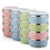 Oem Outdoor Camping Polished Surface Large Capacity Portable Sealed Multi-layer Partition 304 Stainless Steel Lunch Box