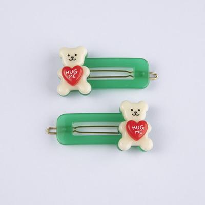MYBOO My TeddyBear Hairpin - White