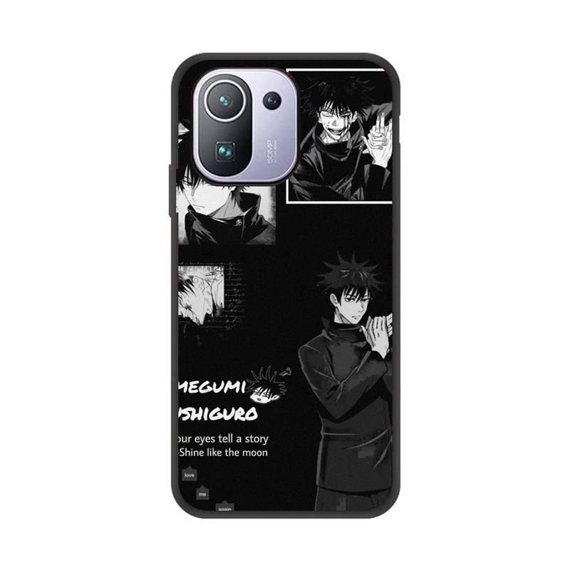 Fushiguro Megumi Phone Case For Xiaomi Redmi 8A 9 K30 Pro 9A Note 8T Note 8 9 Pro TPU Soft Silicone Black Cover