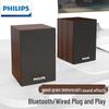 Philips SPA20 Wooden Bluetooth Desktop Computer Speakers