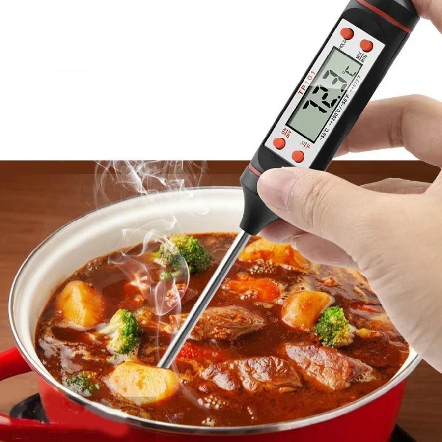 Food Thermometer TP300 Kitchen Thermometer Electronic BBQ Oven Temperature Meter for Meat Water Milk Cooking Probe Kitchen Tools