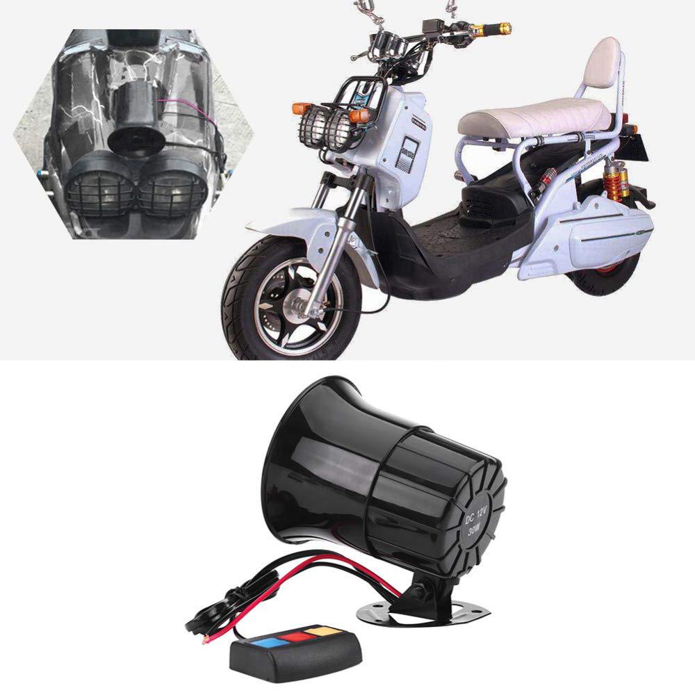 12V Loud Speaker 105 115dB Super Loud 3   Sounds Security Warning Siren Horn with Easy Installation for Car Motorcycle Boat Truck SUV