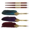  Pen Set Calligraphy Writing Drawing Quill Dip Kit Vintage Art Craft Collection